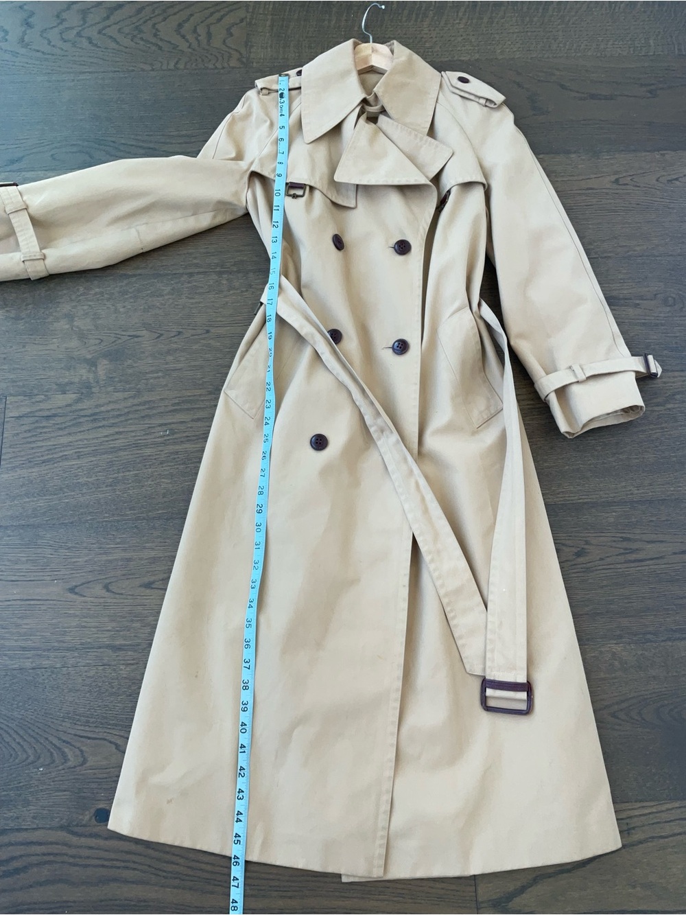 Etienne Aigner Beige Trench Coat - Picture 11 of 13